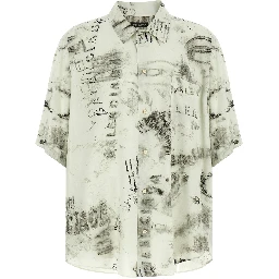 Gray Viscose Blouse