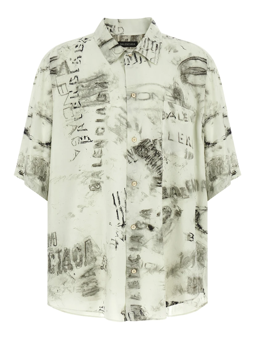 Gray Viscose Blouse