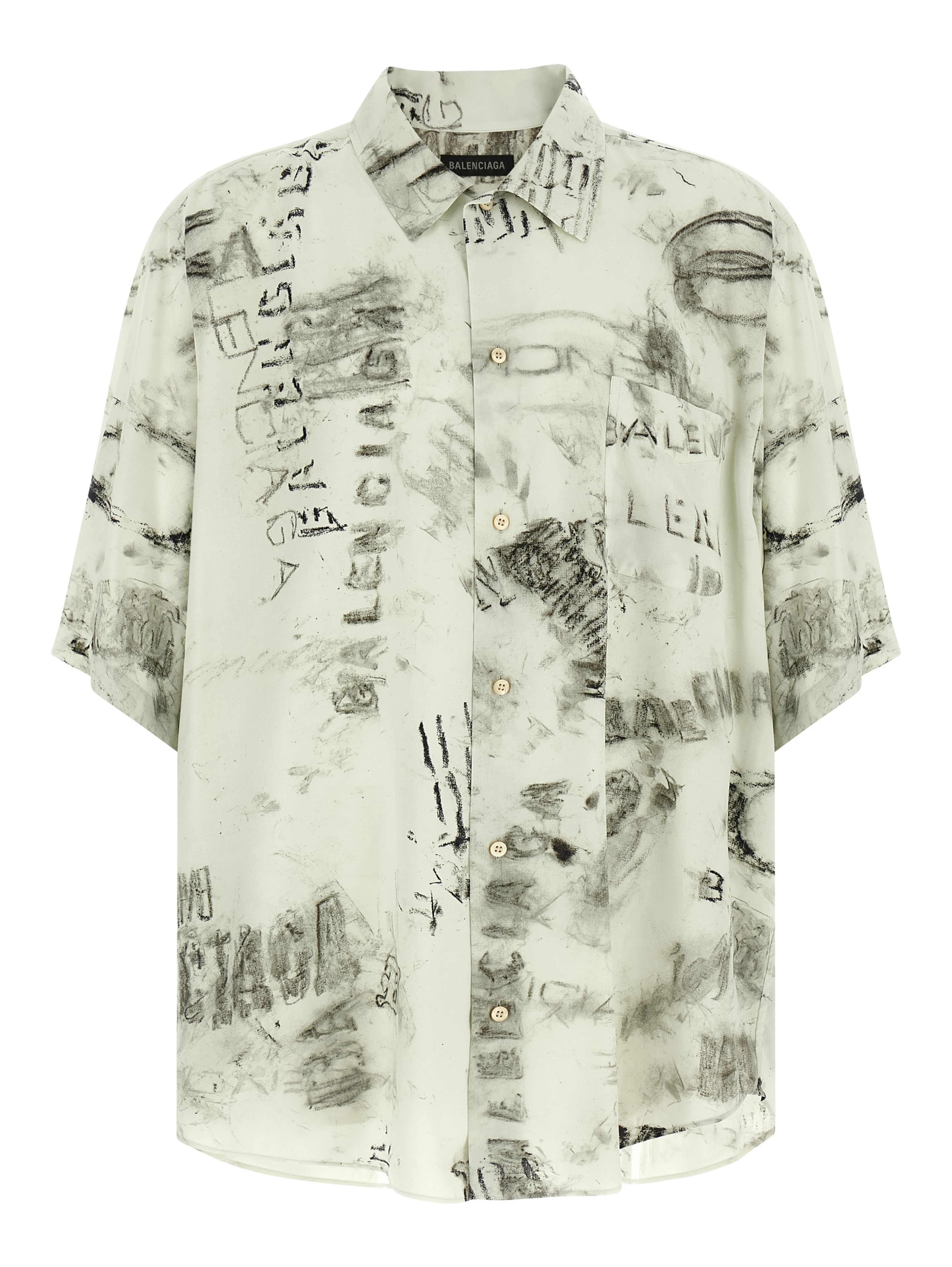 Gray Viscose Blouse