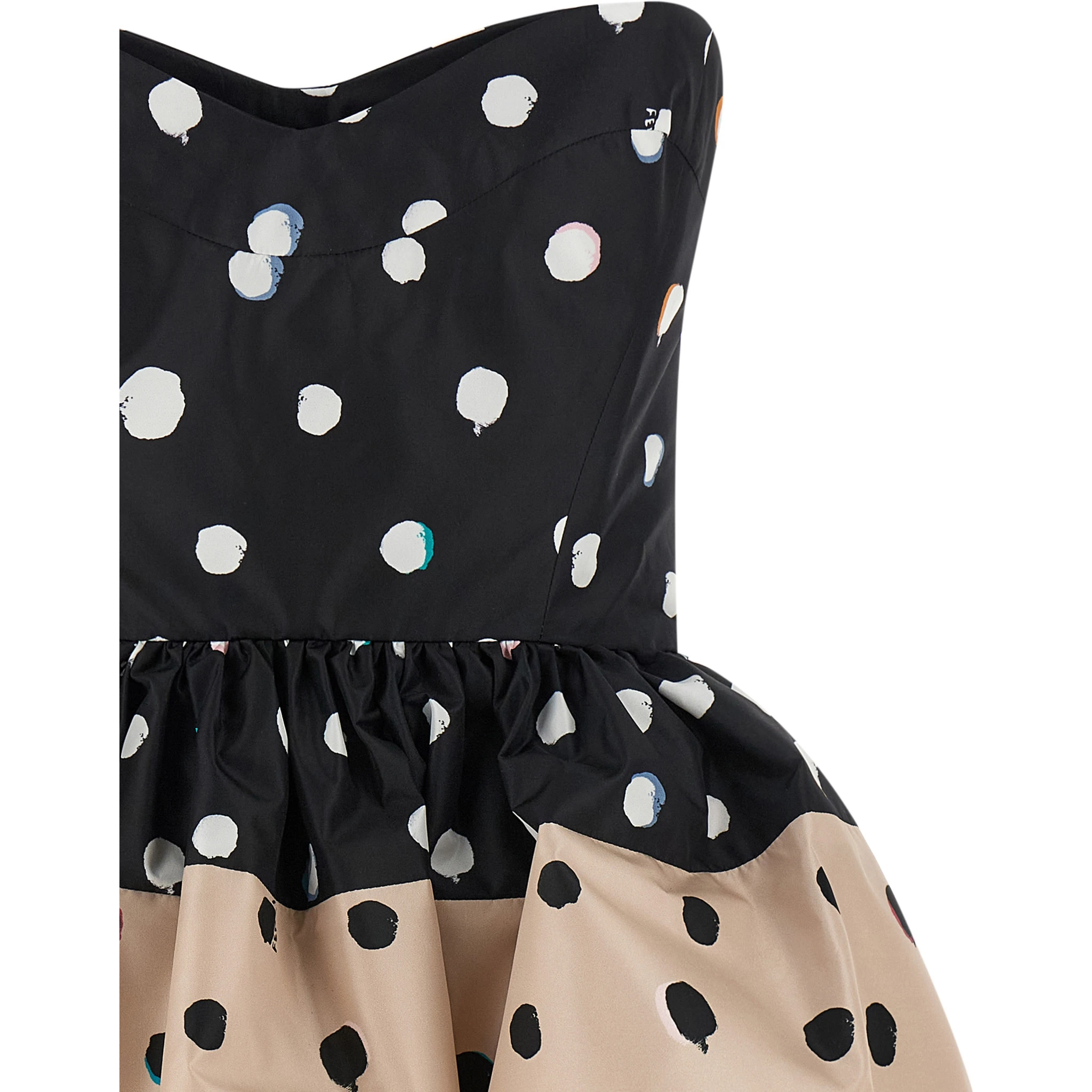 Black Silk Short Dress