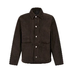Brown Suede Leather Leather Jacket