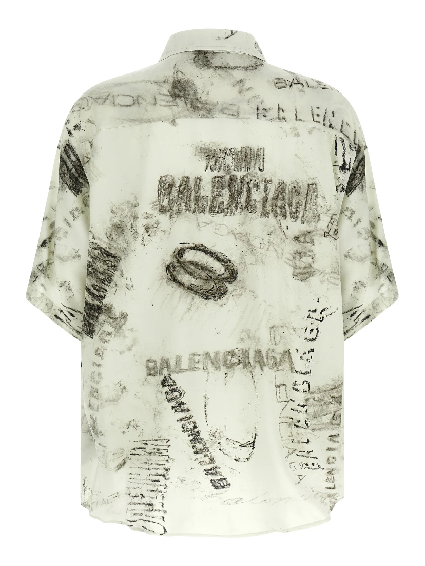 Gray Viscose Blouse