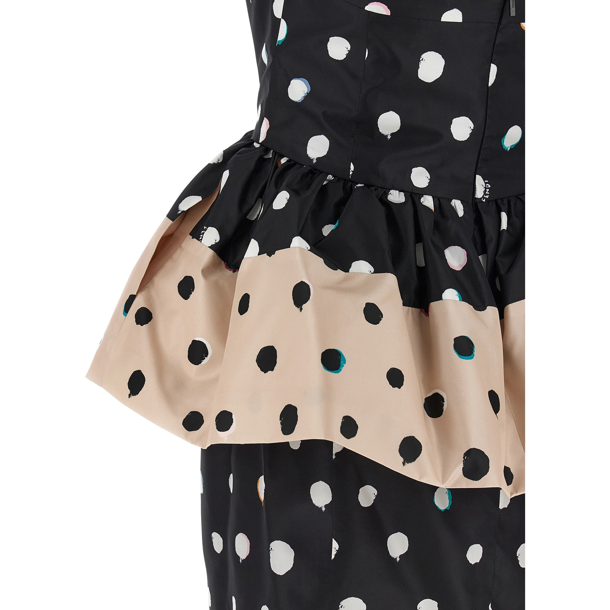 Black Silk Short Dress