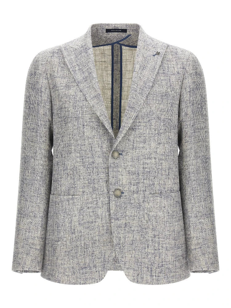 Blue Viscose Blazer