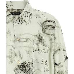 Gray Viscose Blouse