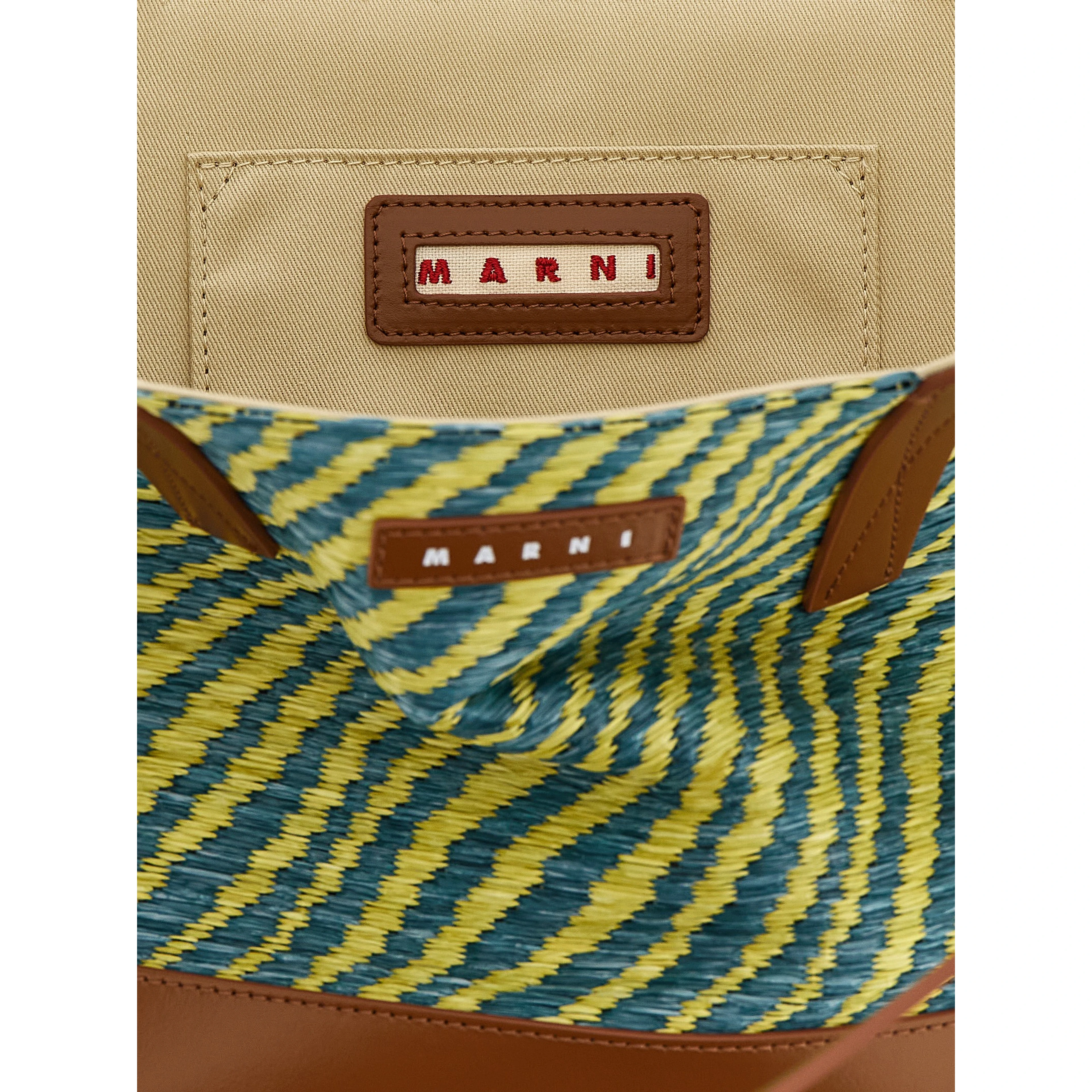 Bicolor Polyamide Tote Bag