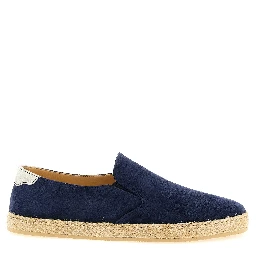 Blue Calfskin Espadrilles