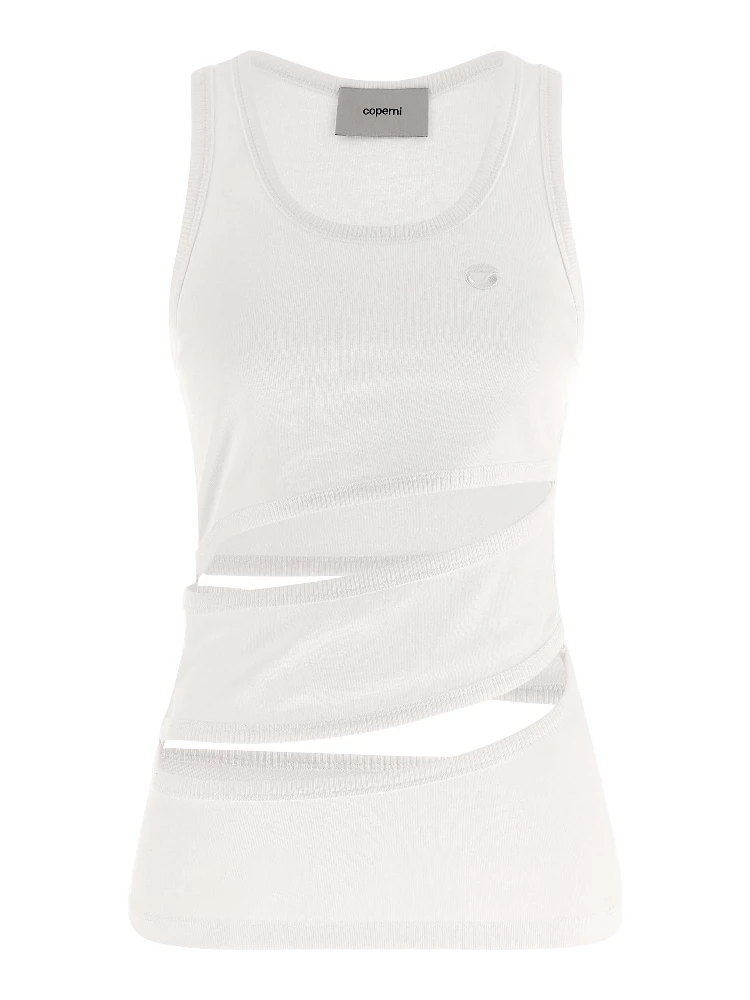 White Organic Cotton Tank Tops