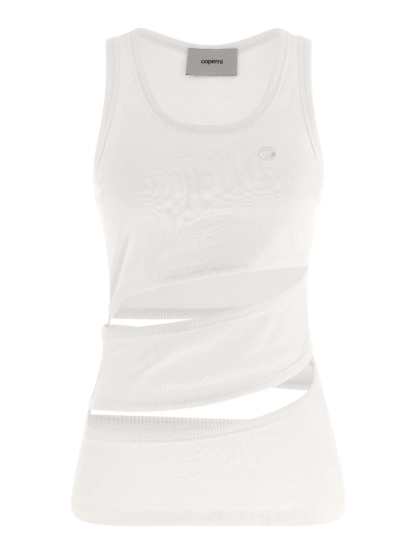 White Organic Cotton Tank Tops