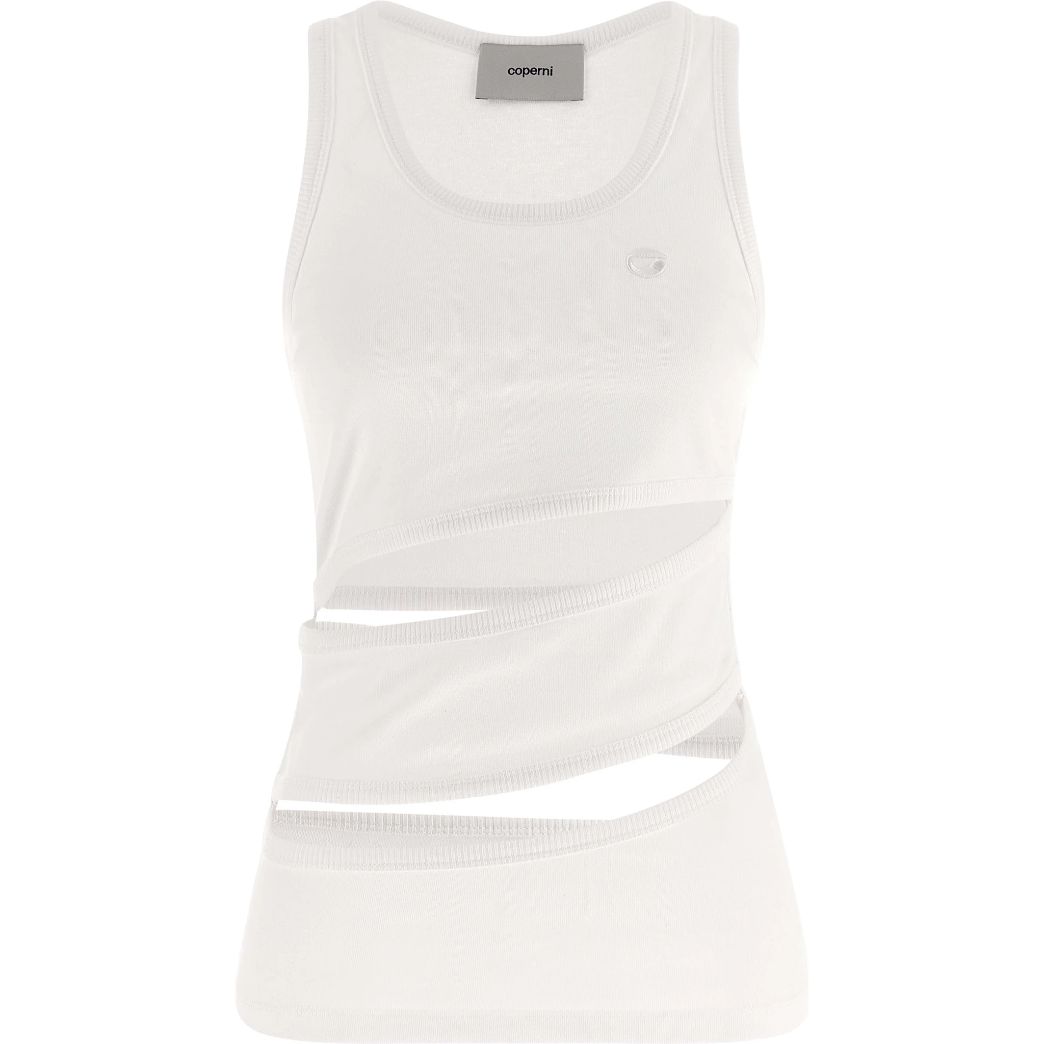 White Organic Cotton Tank Tops