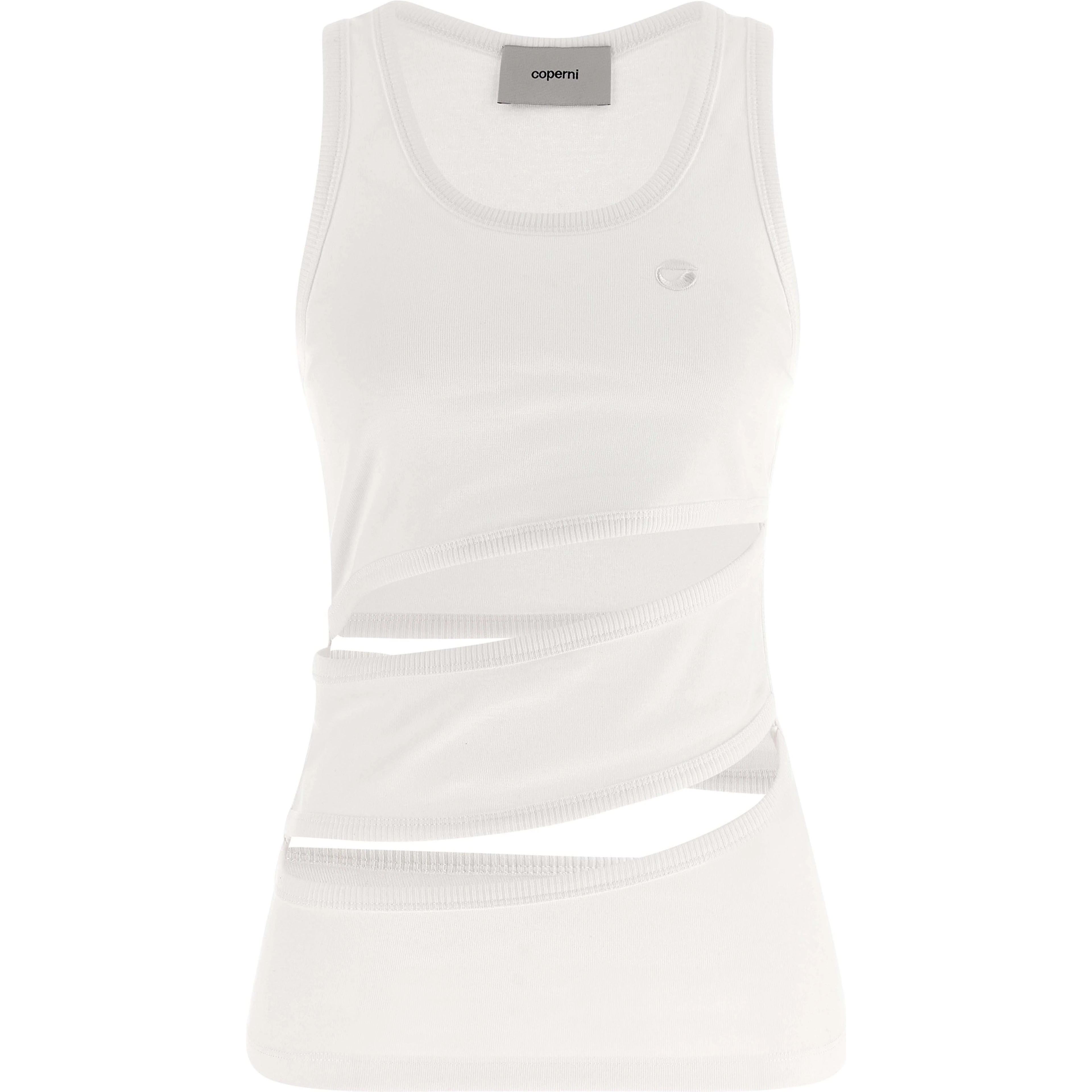 White Organic Cotton Tank Tops