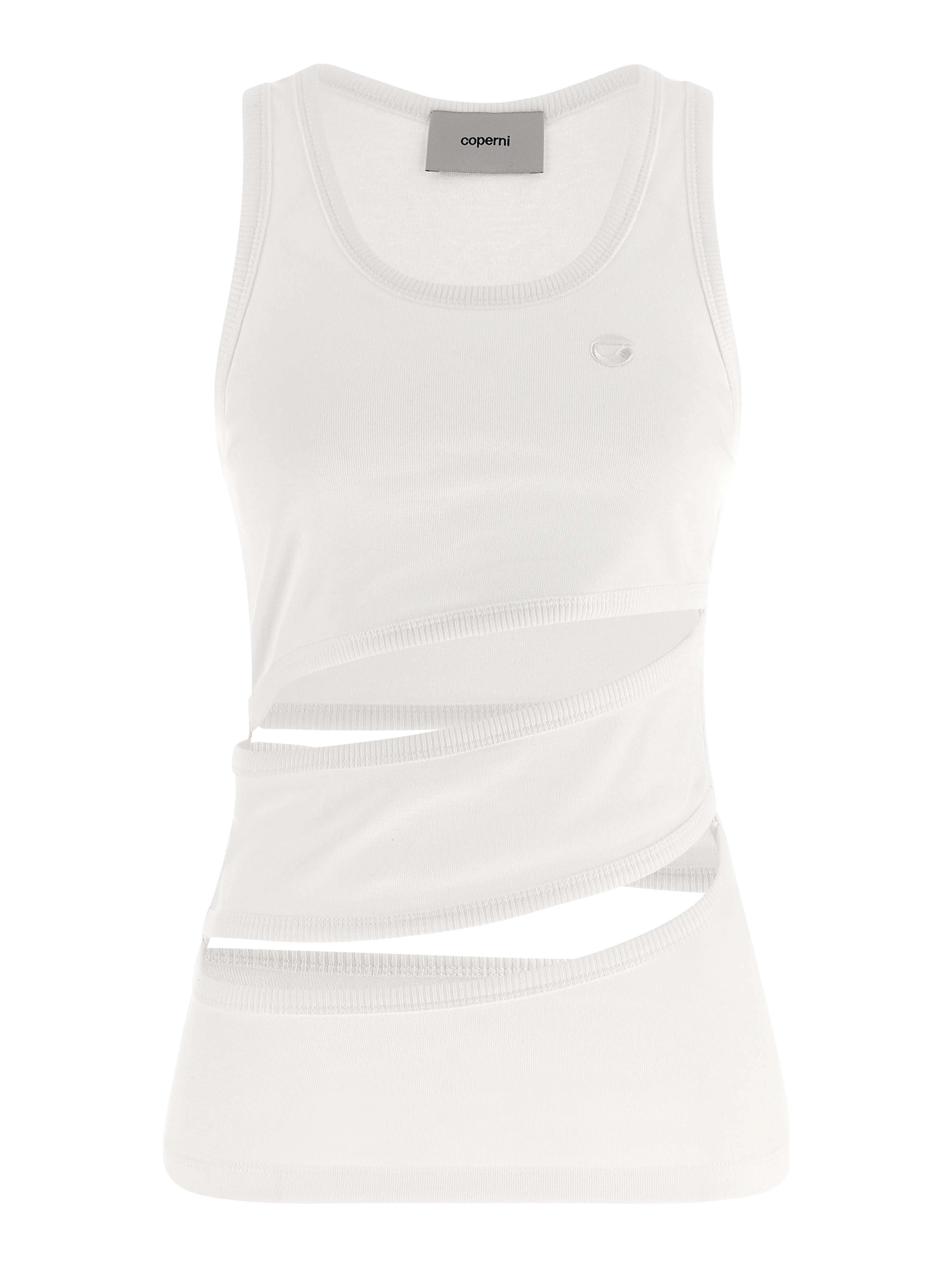 White Organic Cotton Tank Tops