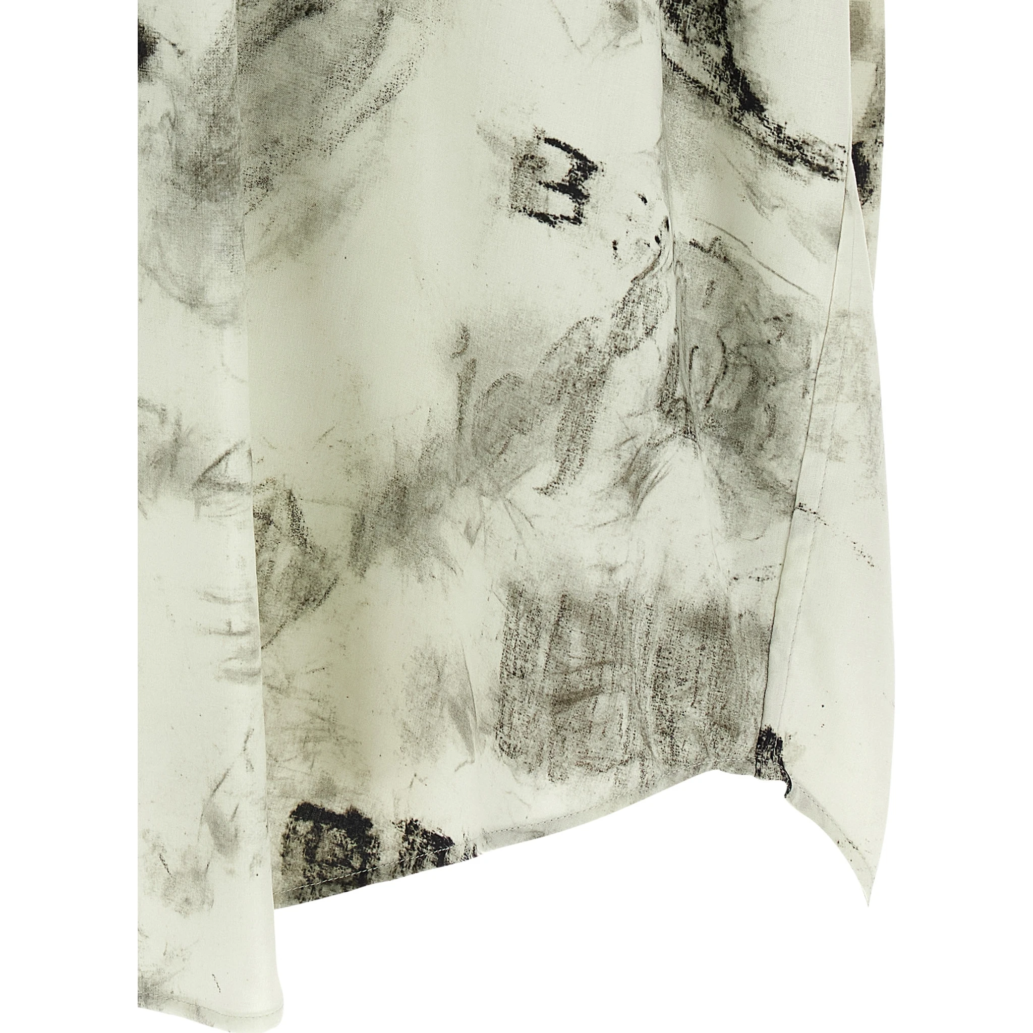 Gray Viscose Blouse