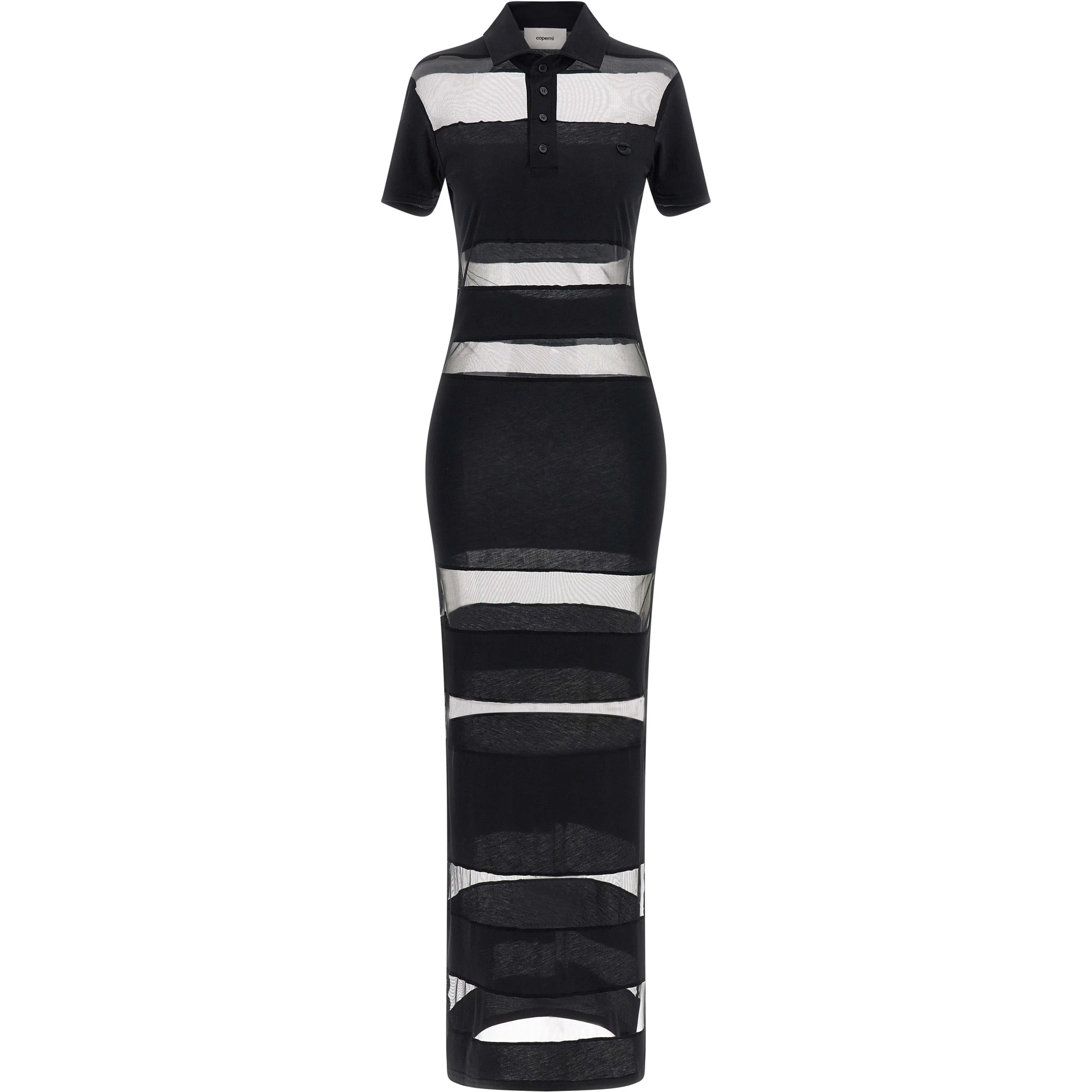 Black Cotton Long Dress