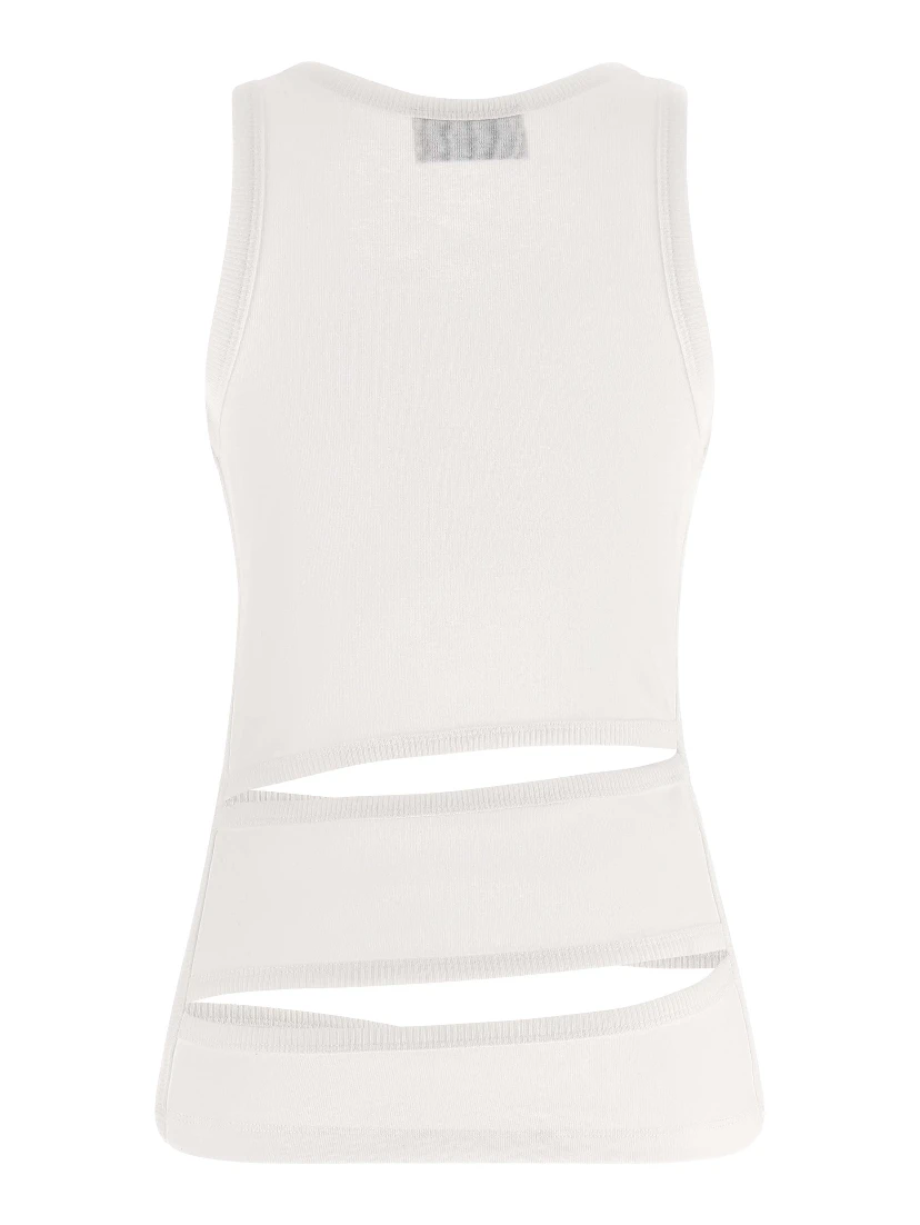 White Organic Cotton Tank Tops