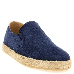 Blue Calfskin Espadrilles