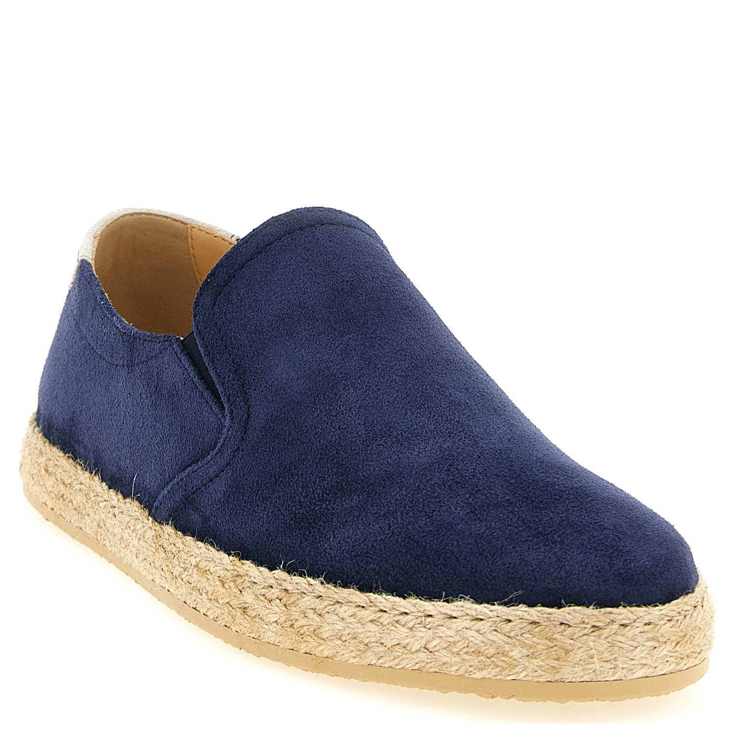 Blue Calfskin Espadrilles