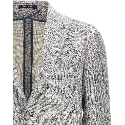 Blue Viscose Blazer