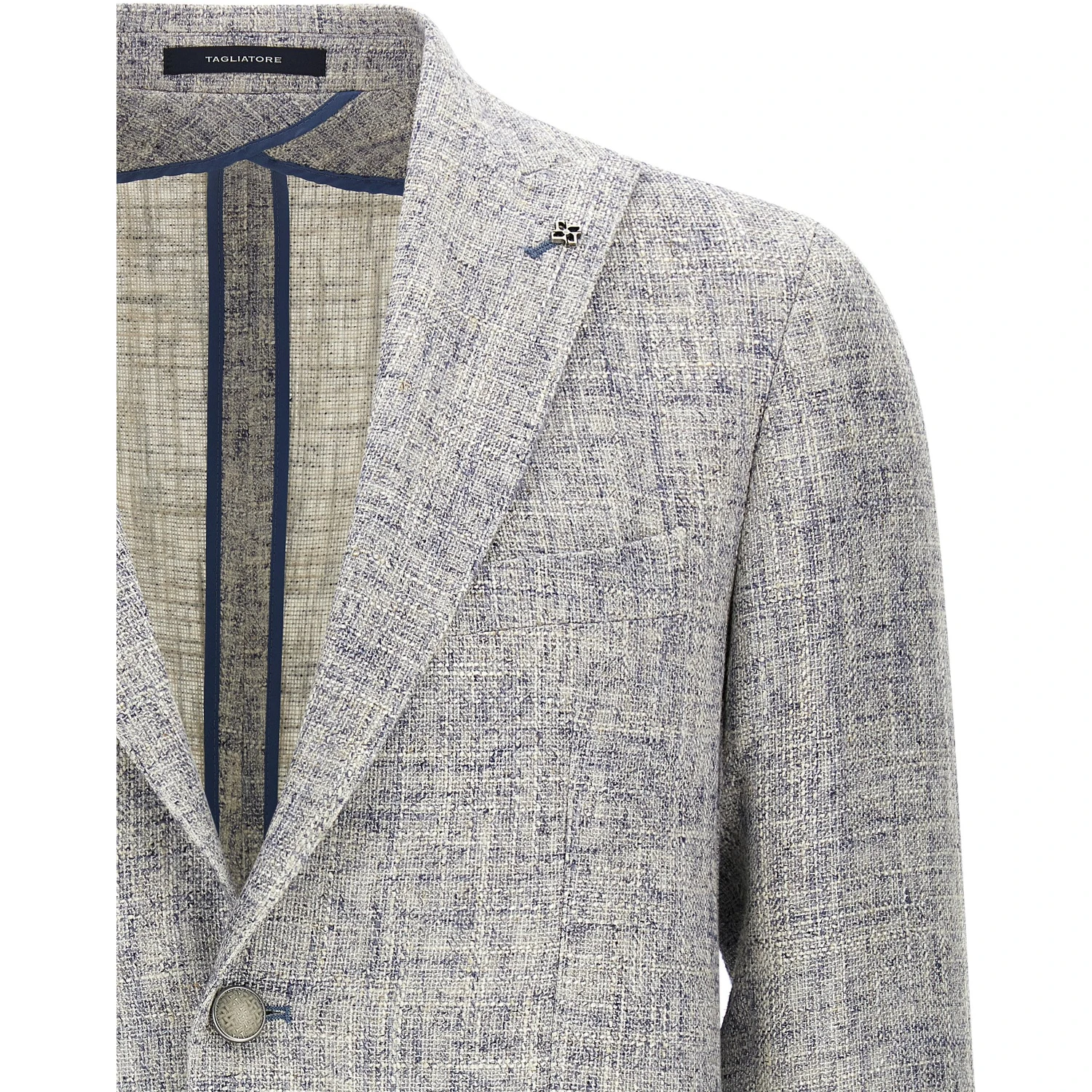 Blue Viscose Blazer