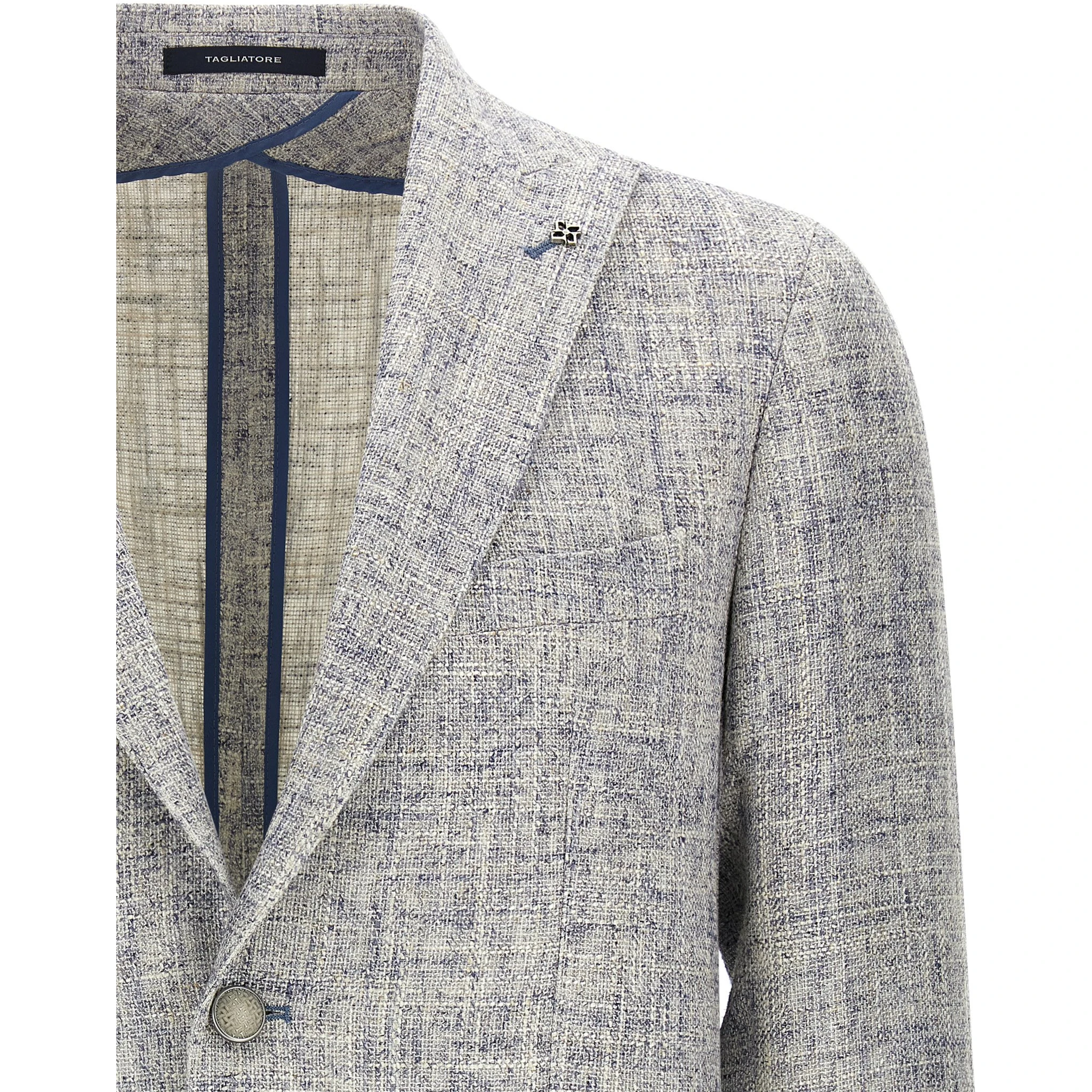 Blue Viscose Blazer