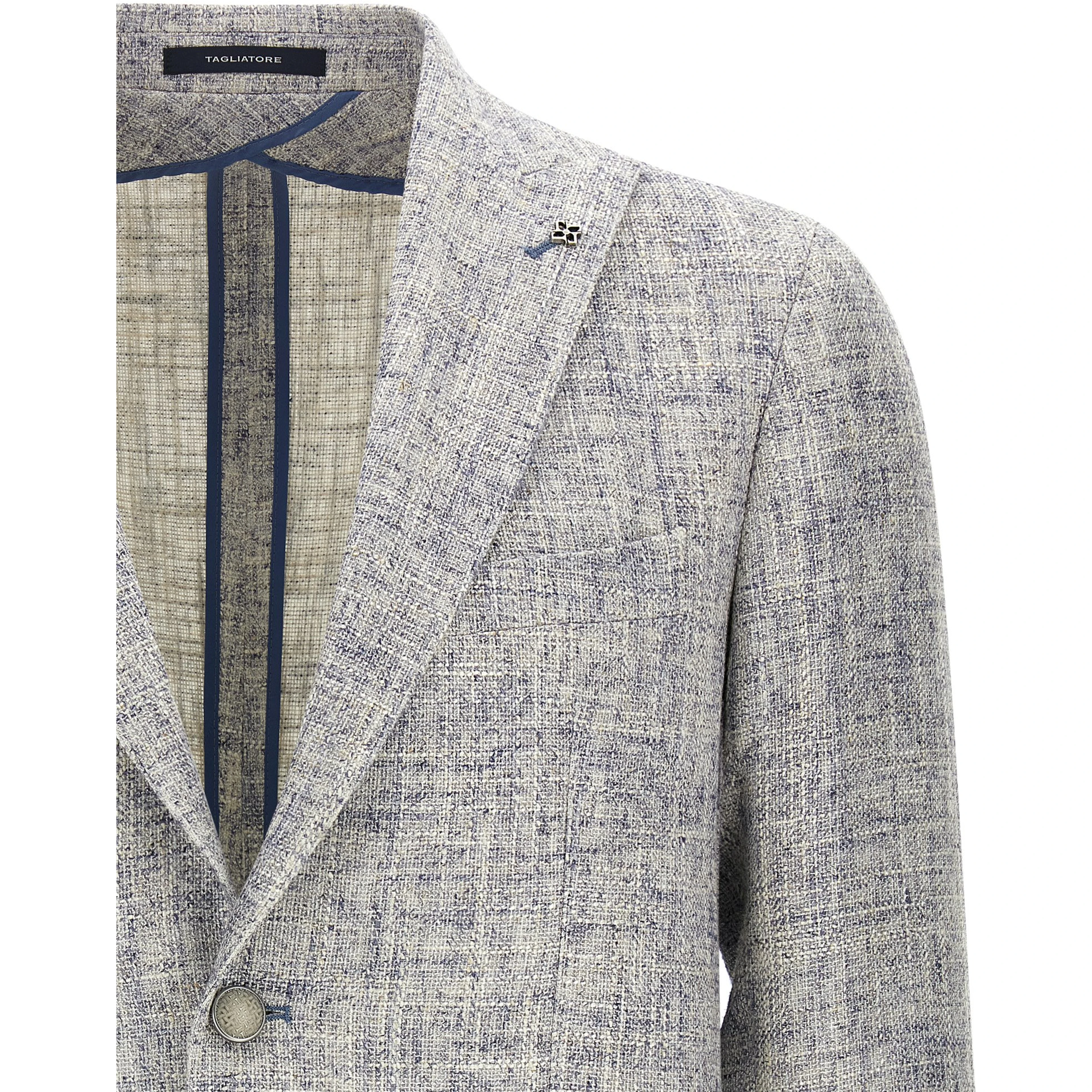 Blue Viscose Blazer