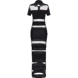 Black Cotton Long Dress