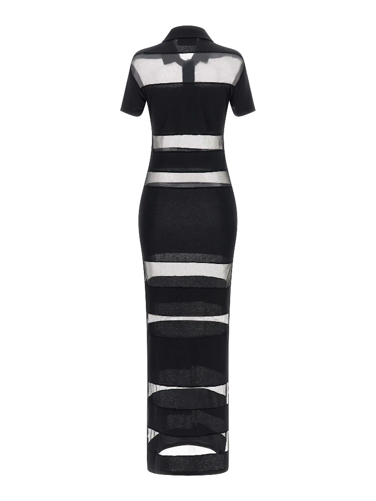 Black Cotton Long Dress alternative
