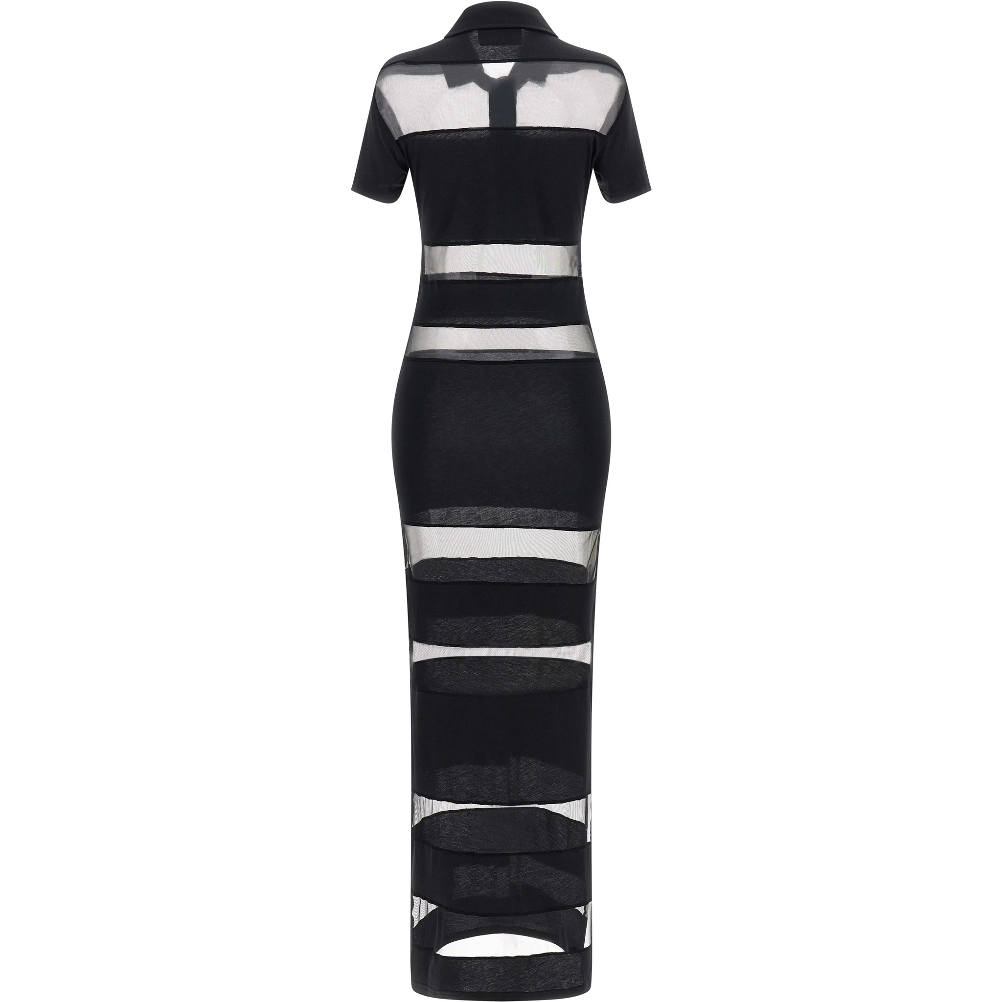 Black Cotton Long Dress