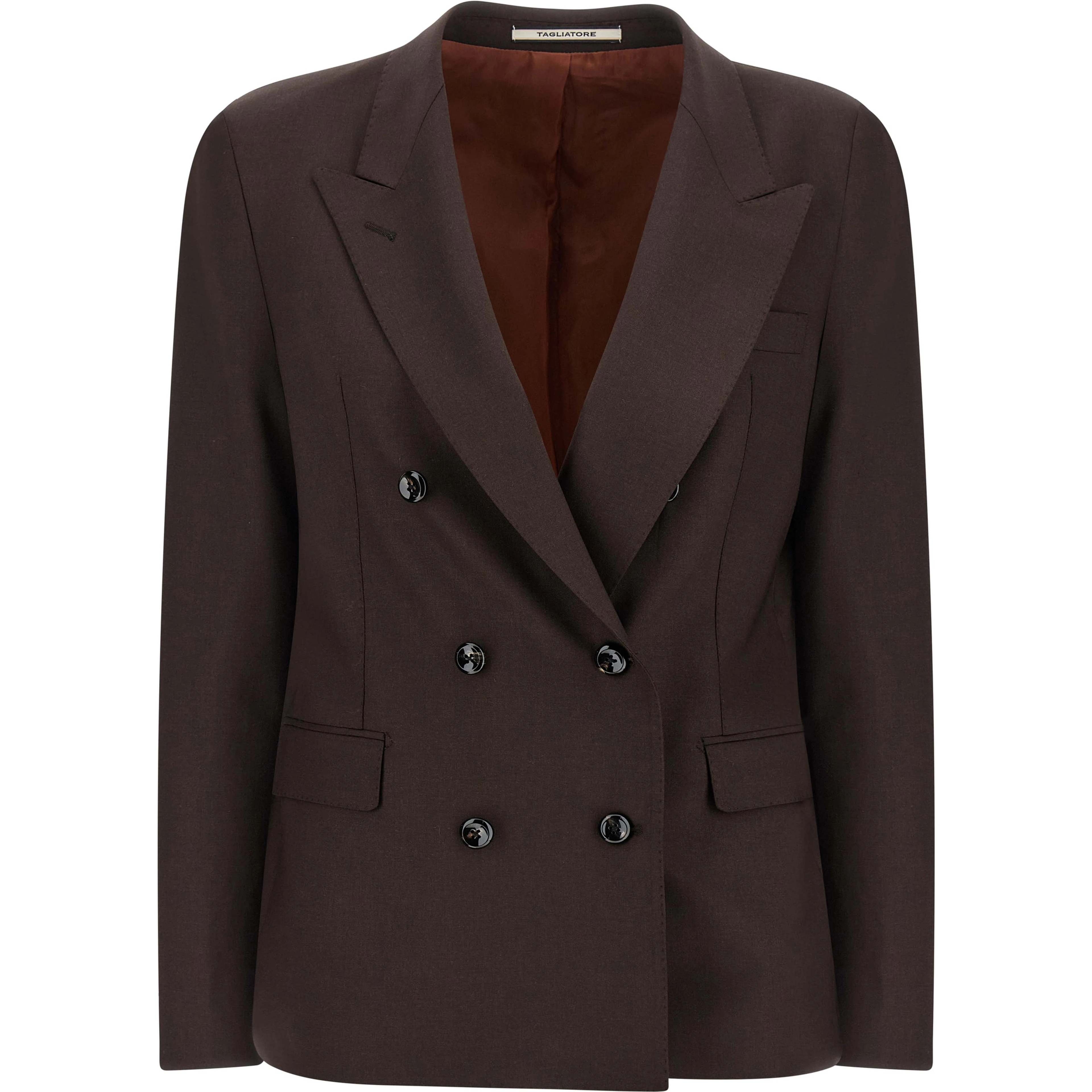 Brown Virgin Wool Blazer