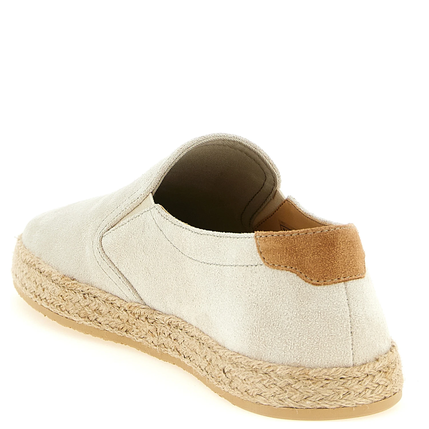 Gray Calfskin Espadrilles