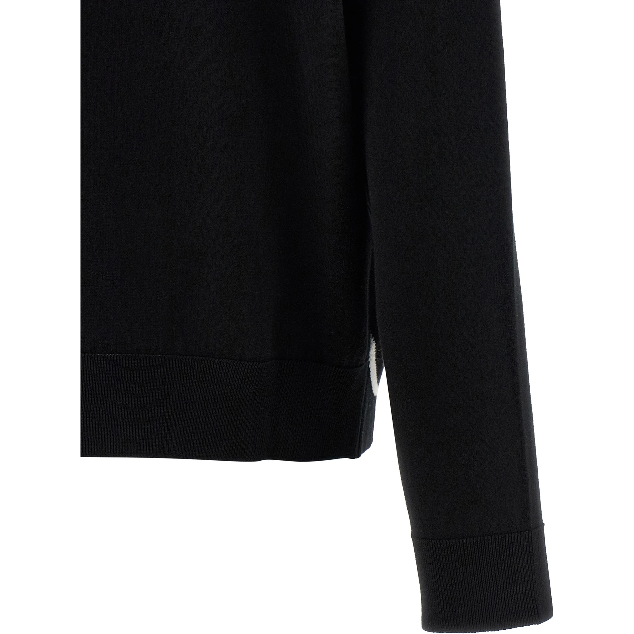 Bicolor Cotton Cardigan