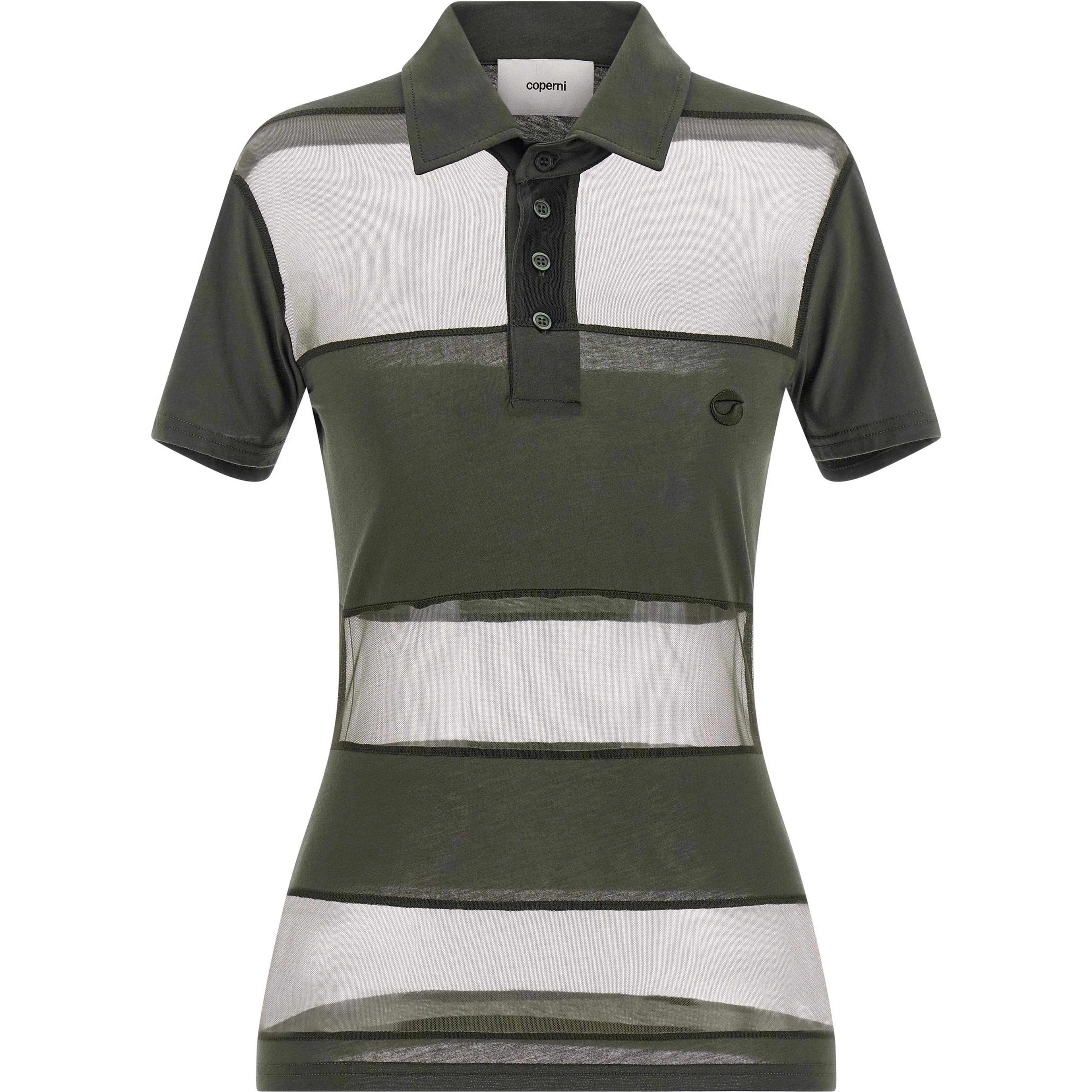 Bicolor Cotton Polo Shirt