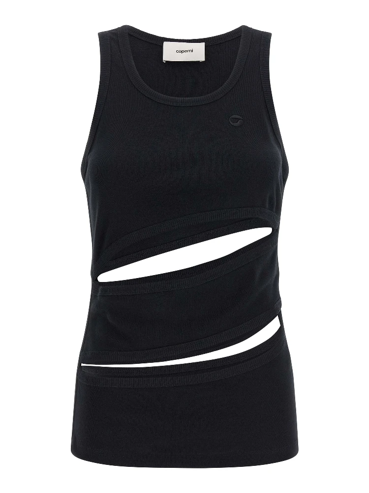 Black Organic Cotton Tank Tops