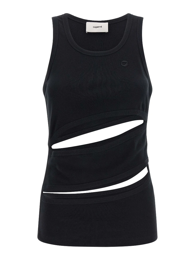 Black Organic Cotton Tank Tops
