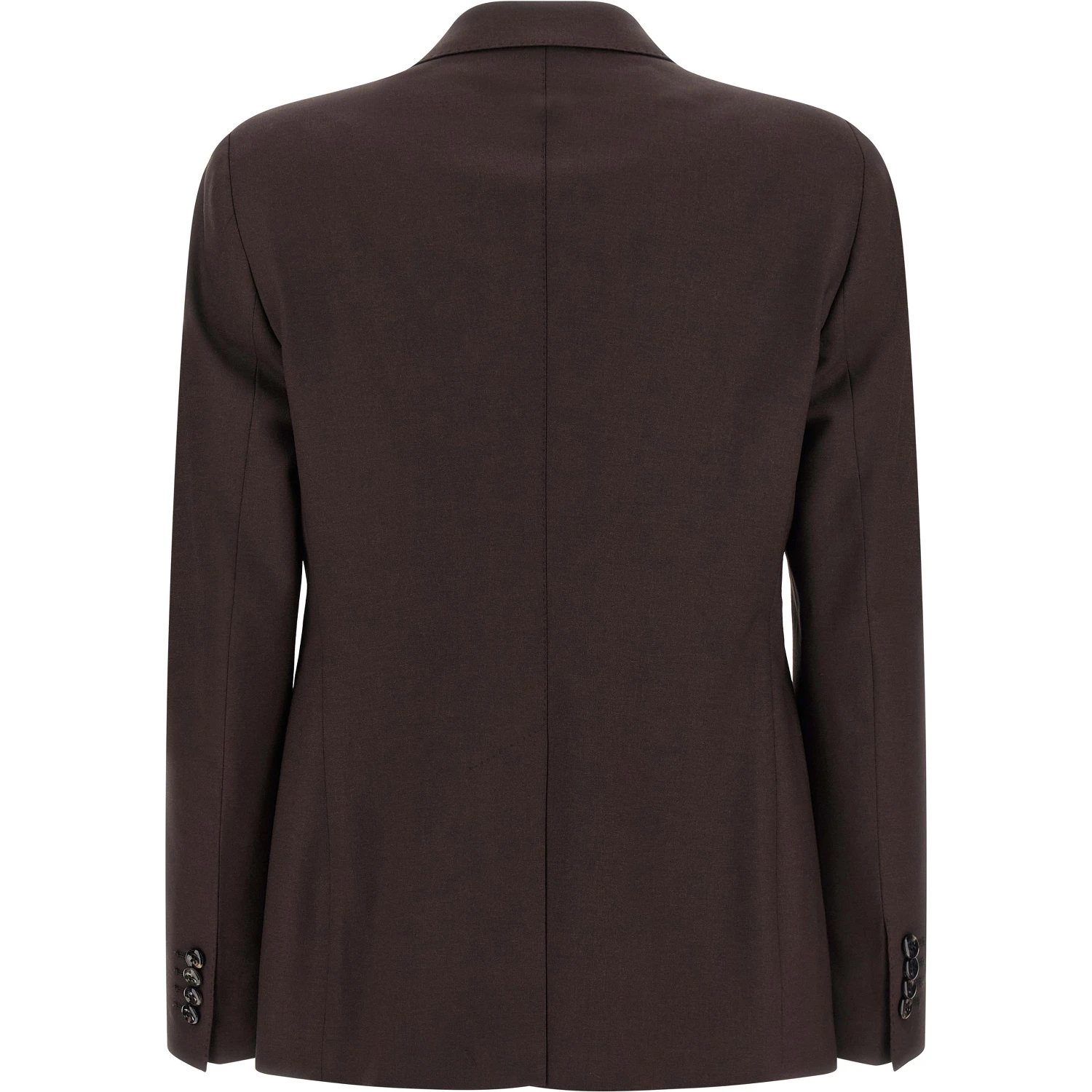 Brown Virgin Wool Blazer