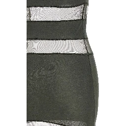 Bicolor Cotton Long Dress