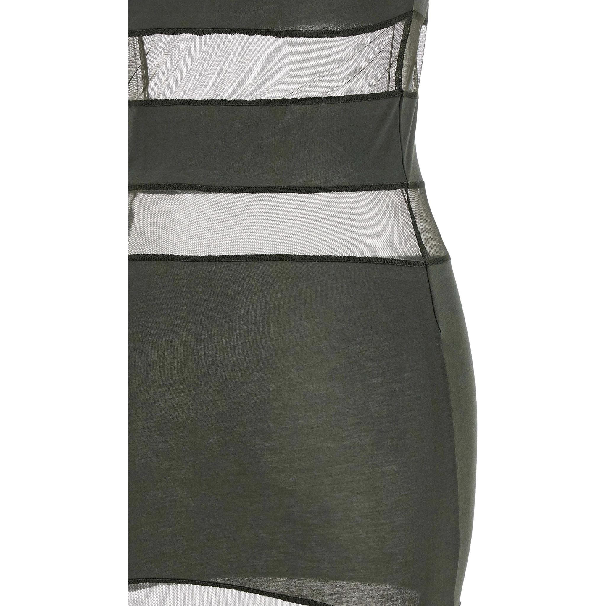 Bicolor Cotton Long Dress
