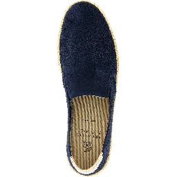 Blue Calfskin Espadrilles