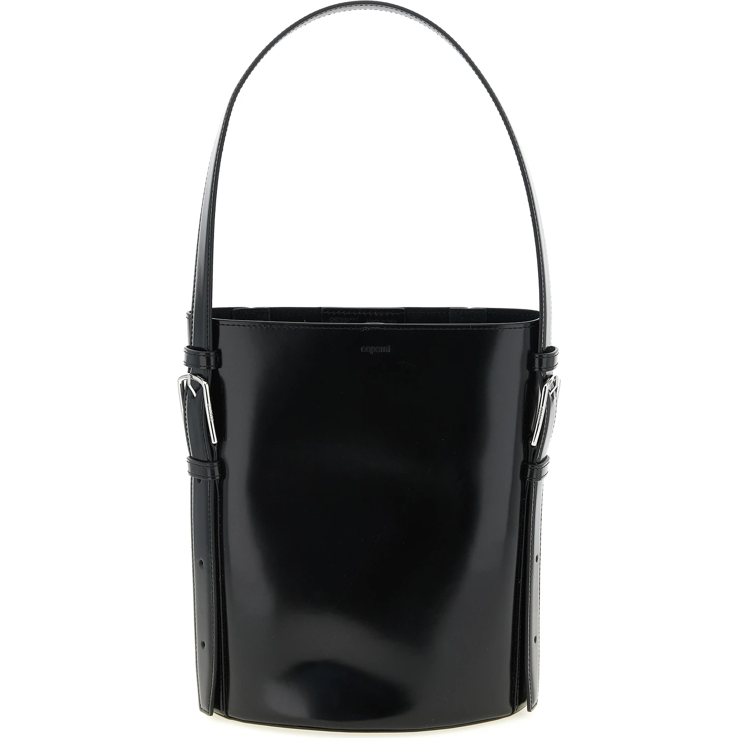 Black Cowhide Shoulder Bag