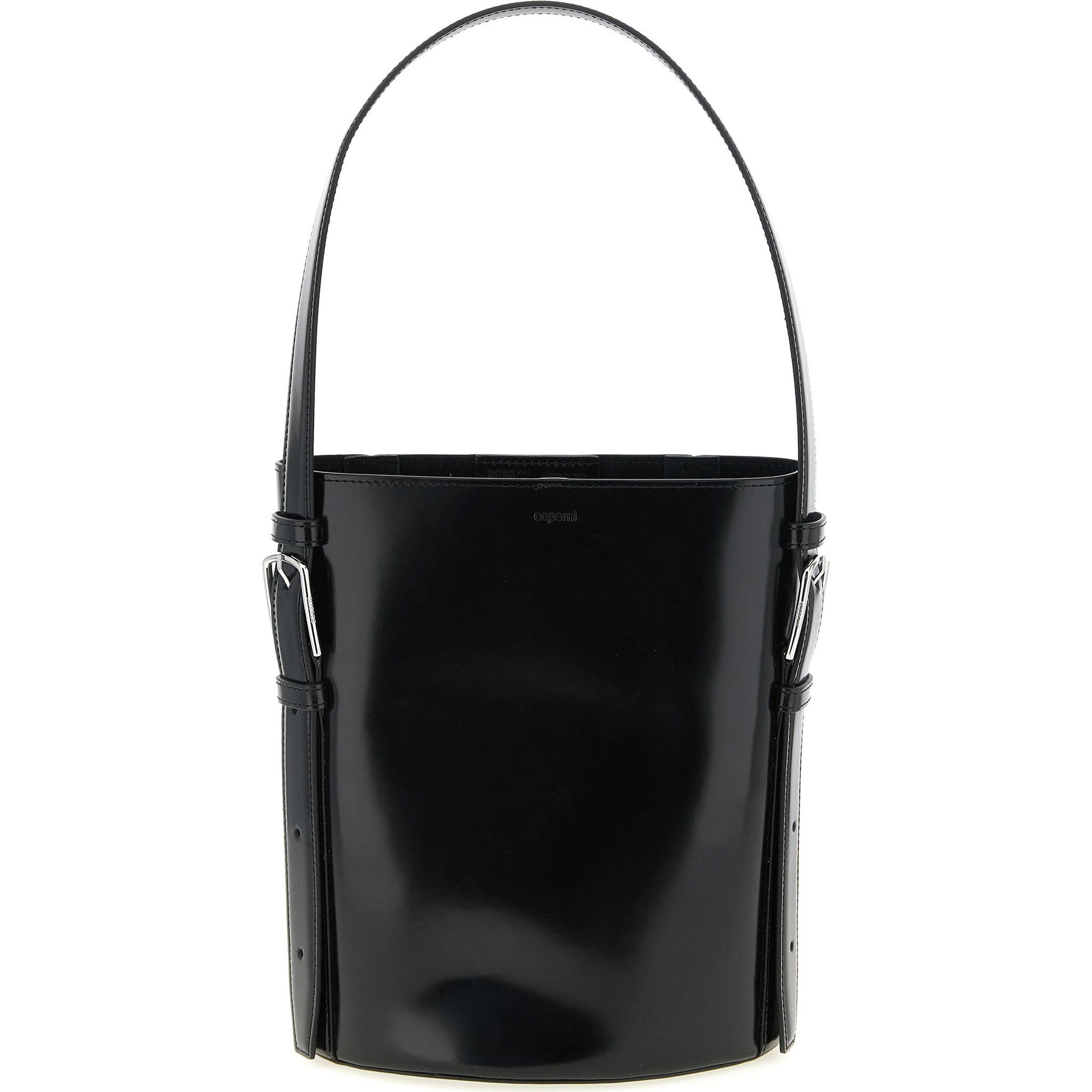Black Cowhide Shoulder Bag