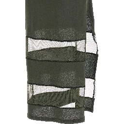 Bicolor Cotton Long Dress