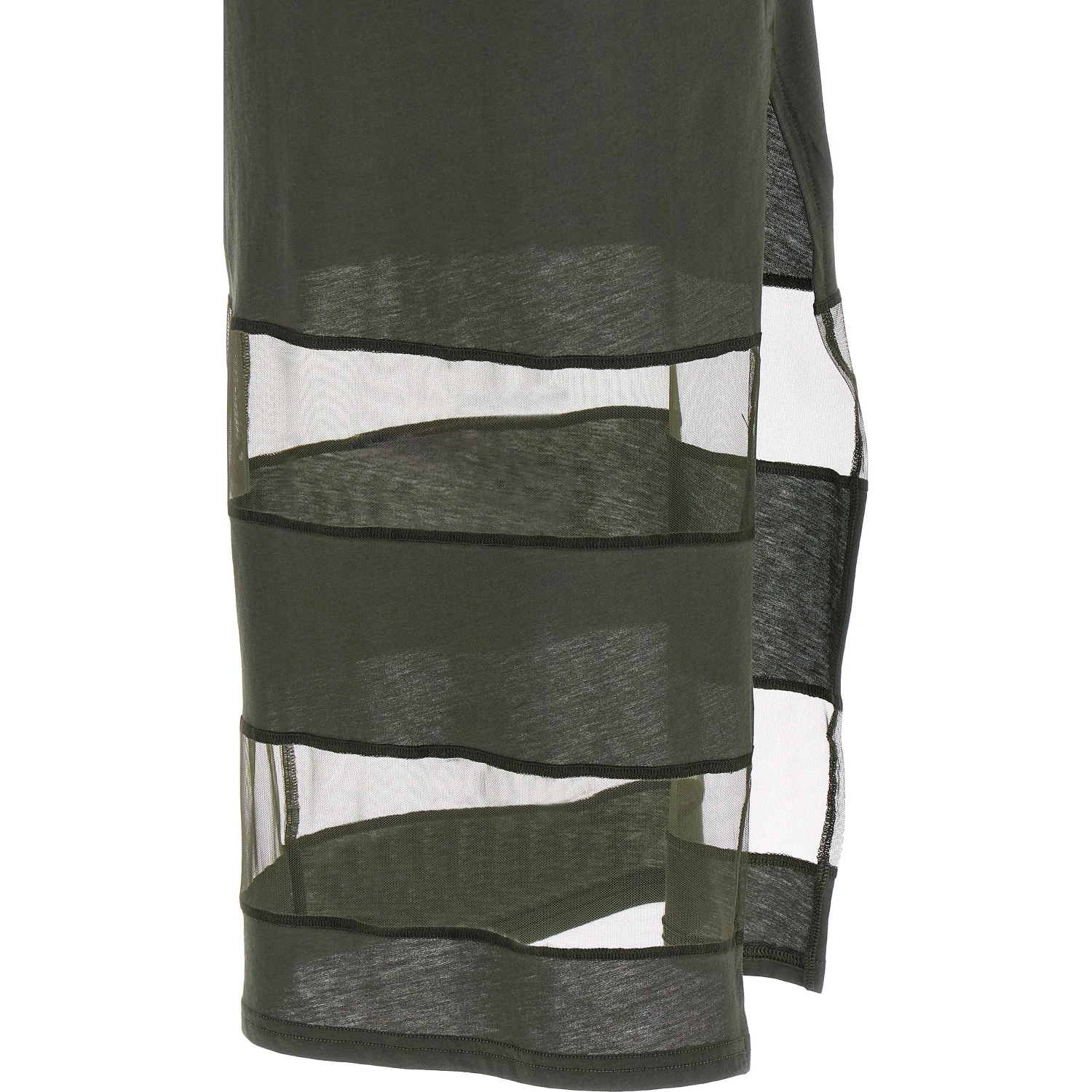 Bicolor Cotton Long Dress
