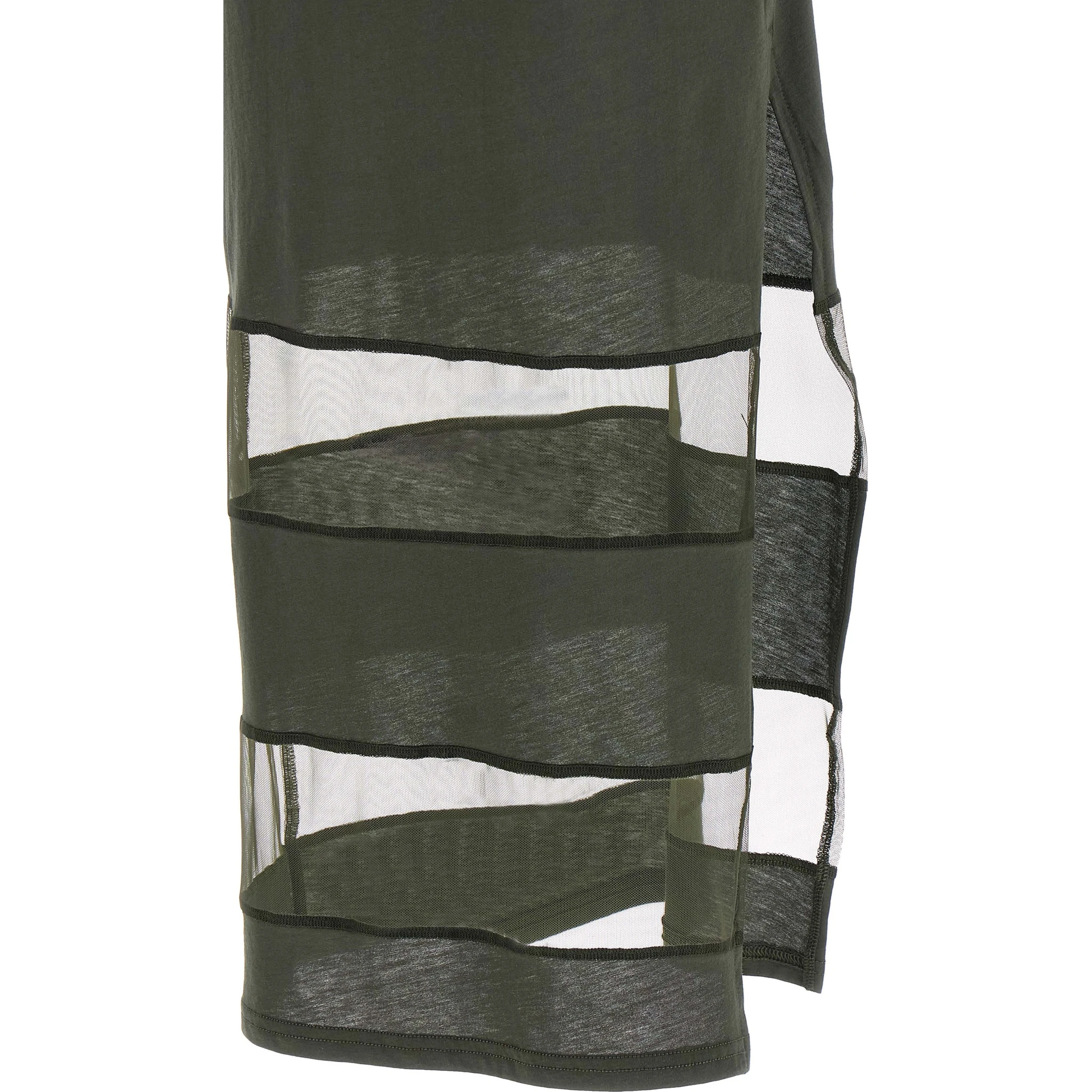Bicolor Cotton Long Dress