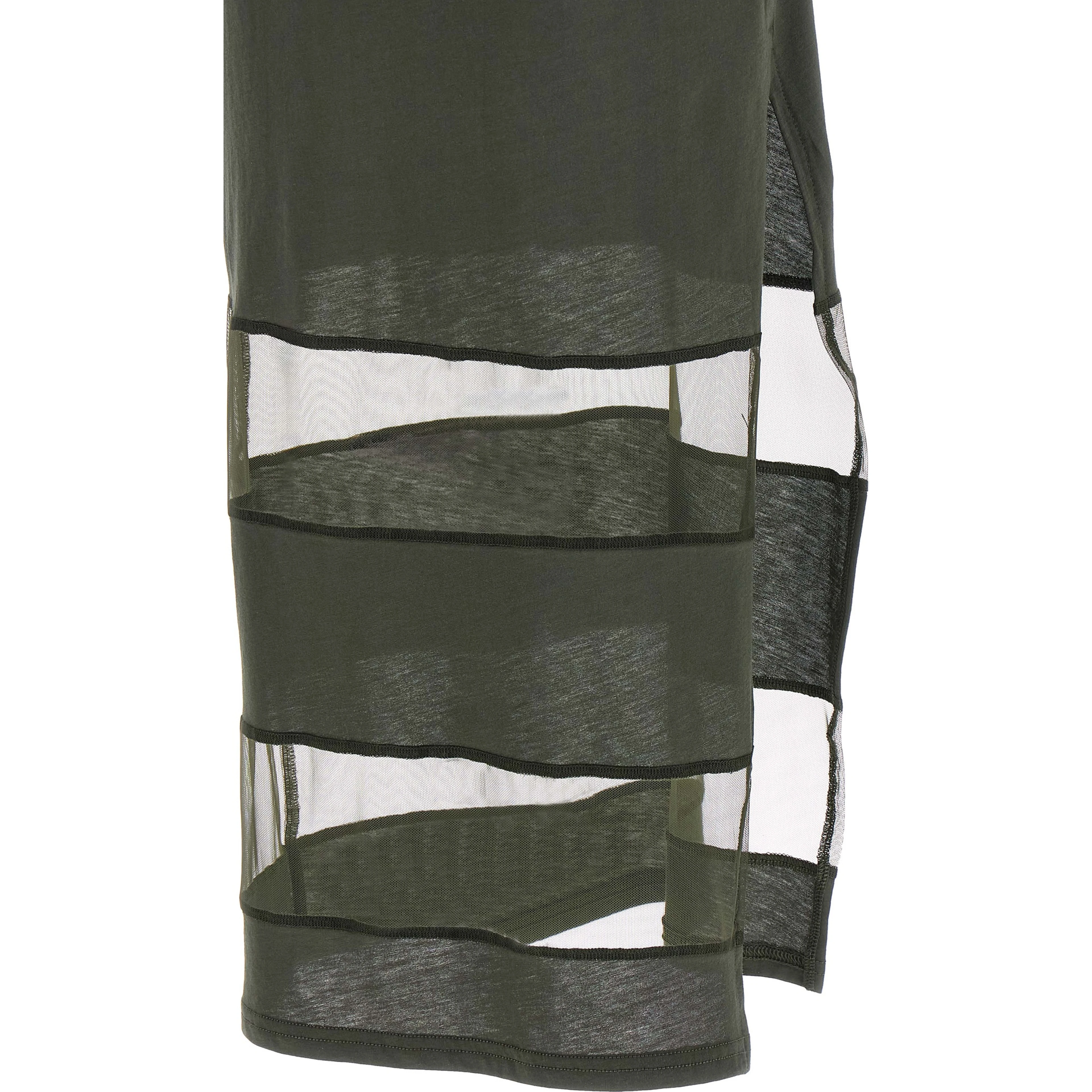 Bicolor Cotton Long Dress