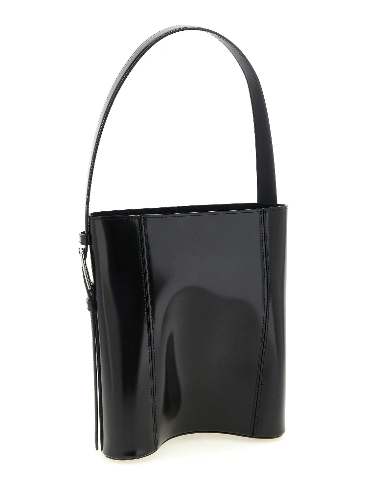Black Cowhide Shoulder Bag alternative