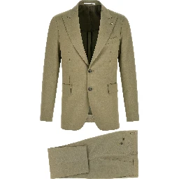 Bicolor Virgin Wool Two-Piece Suit