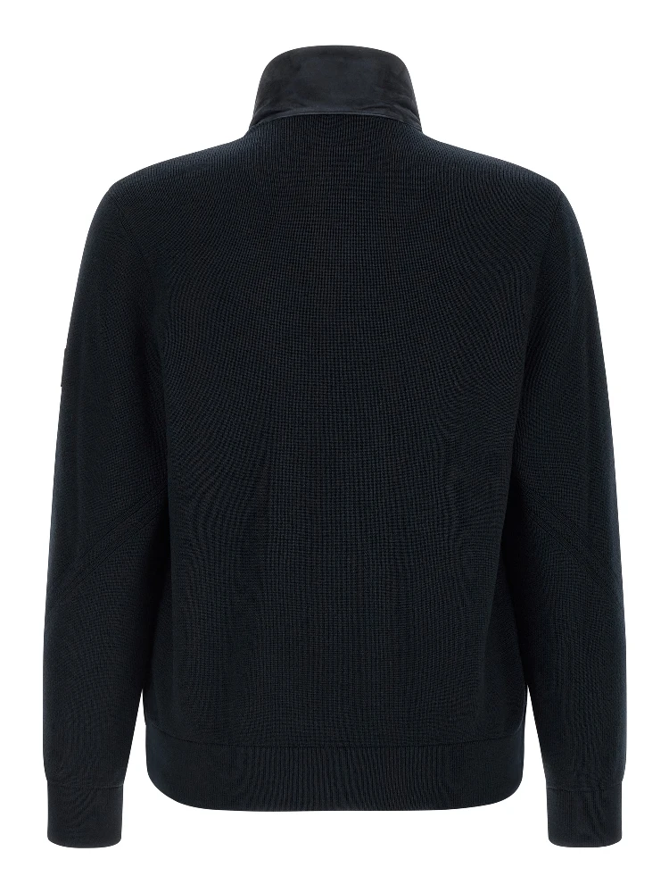 Blue Virgin Wool Full-Length Jacket alternative
