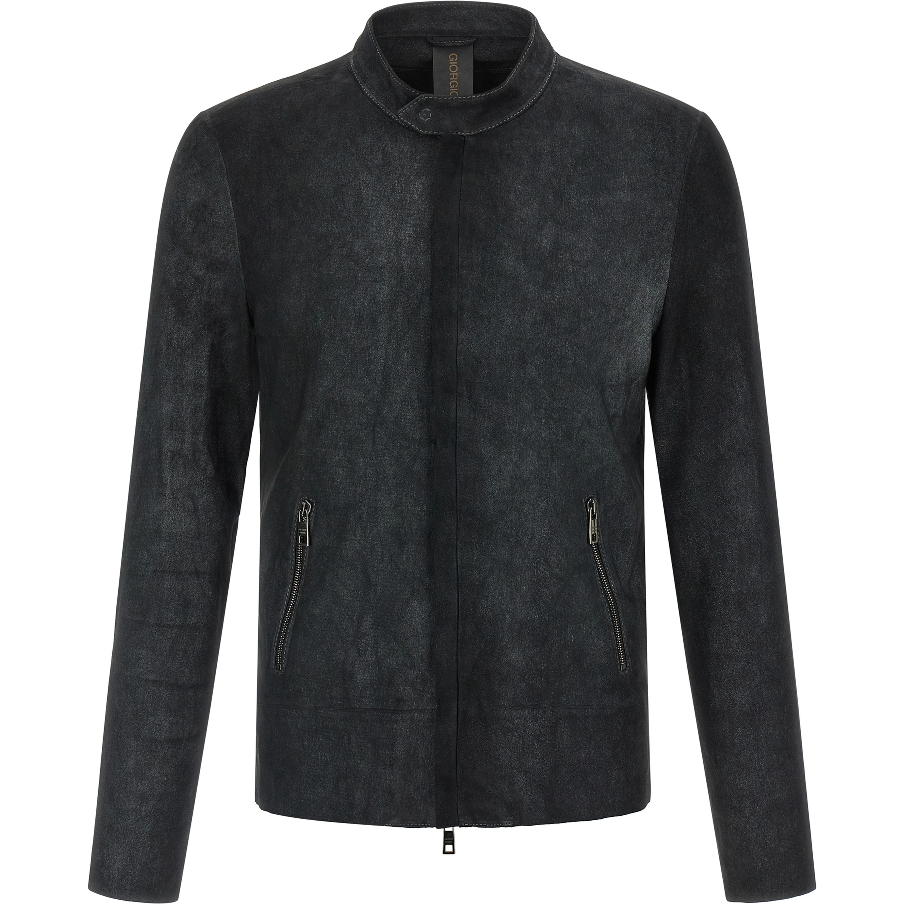 Black Lamb Leather Leather Jacket