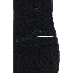 Black Organic Cotton Short Dress