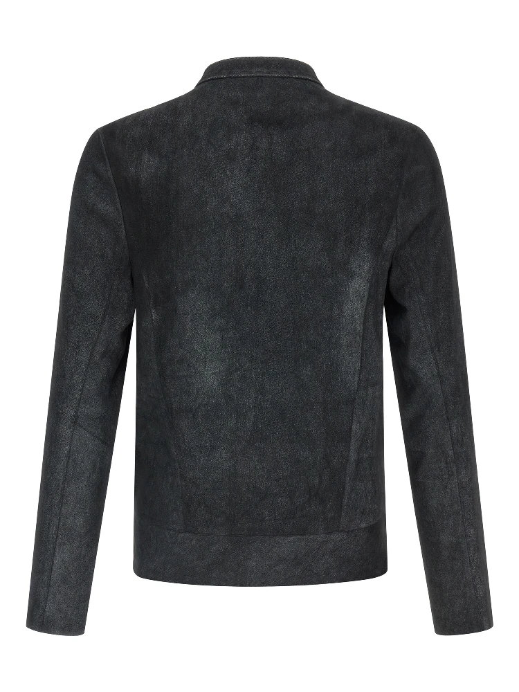 Black Lamb Leather Leather Jacket alternative